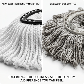 8 Pack Spin Mop Head Replacement